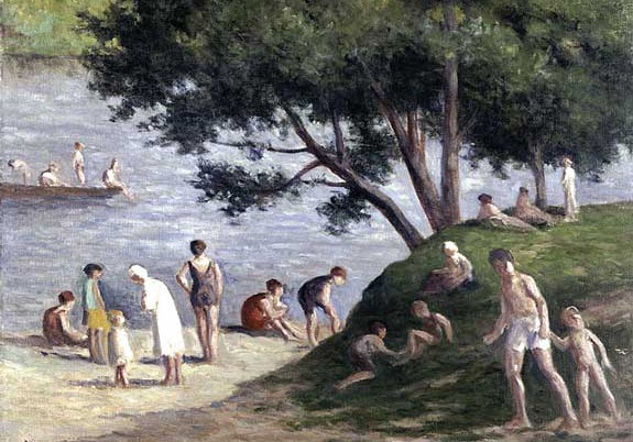 Méricourt, la plage