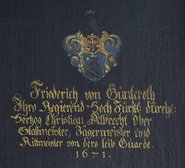 Detail Porträt Friedrich von Günderoth